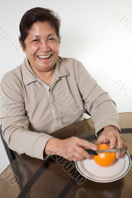 Orange for breakfast