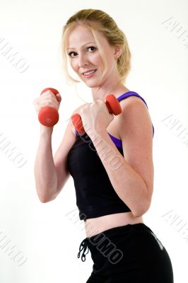 Woman working out