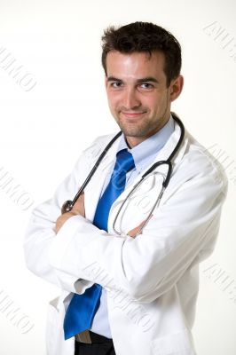 Young man doctor