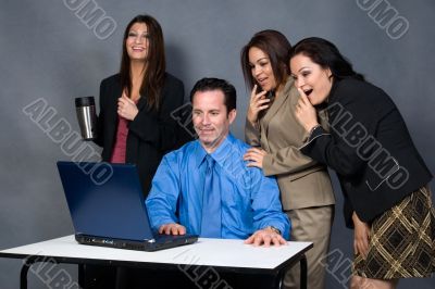 Office workers