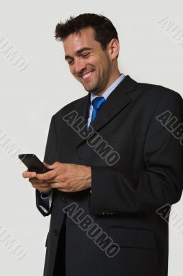 Reading a funny text message