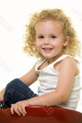 Adorable toddler