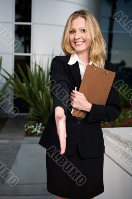 Business greeting