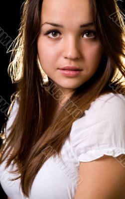 Close up woman