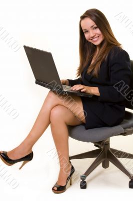 Woman laptop