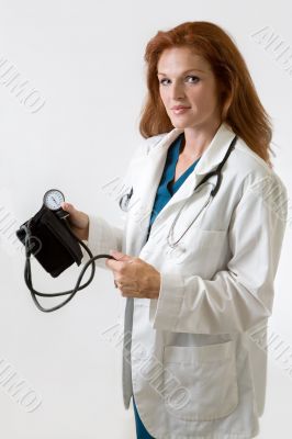 Attractive woman doctor