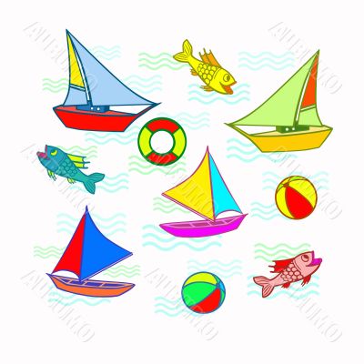 sea theme icons
