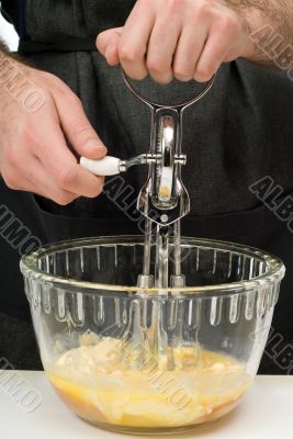 Mixing Cookie Batter