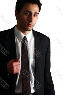 Portrait, young business man