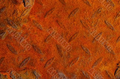 Rusty rivets texture background