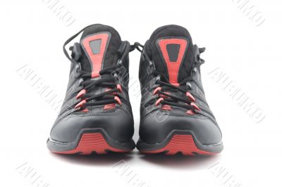 running shoes close up