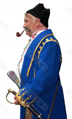 Old ukrainian Cossack