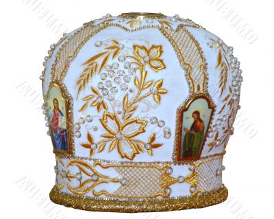 solemn headgear of the orthodox bishop