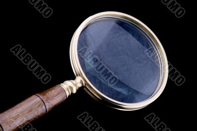 magnifying glass close up