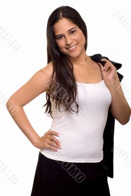 Long hair brunette