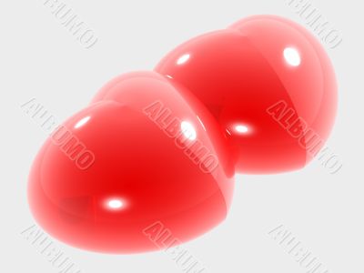 candies as valentine heart shape