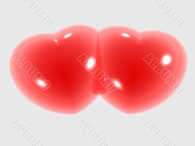 candies as valentine heart shape