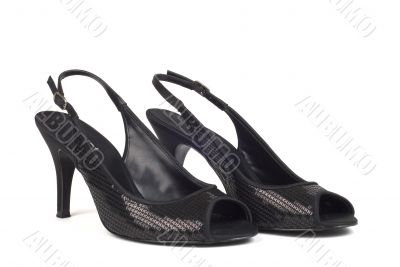 Black Women`s High-Heel Shoes 2