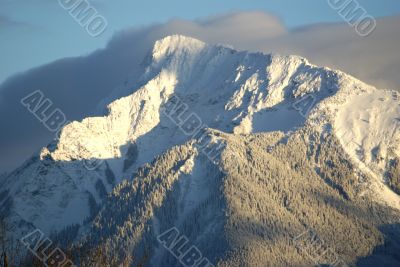 Mount Cheam at Sunset