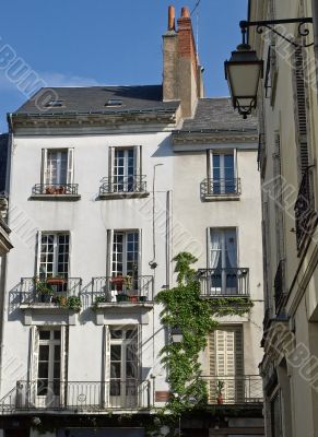 Street in small french province city