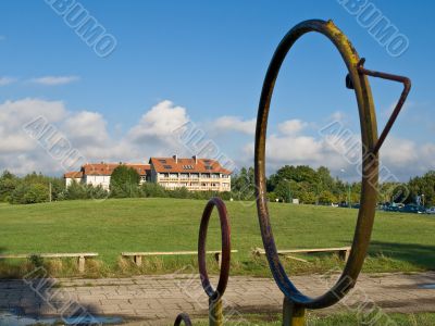 Lithuania seaside resort city view