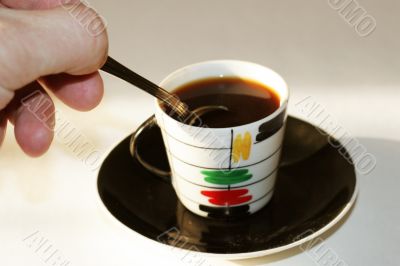 porcelain cup