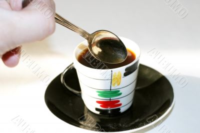 porcelain cup