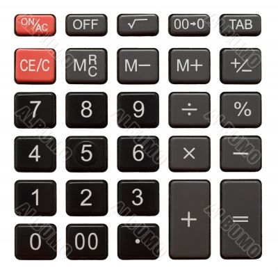 Calculator keypad