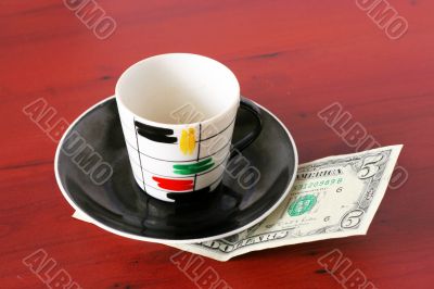 porcelain cup