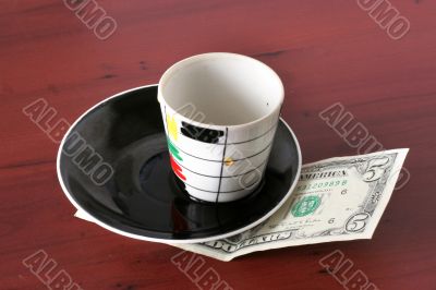 porcelain cup