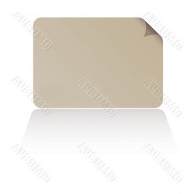 business card shadow