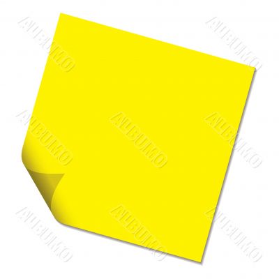 post it yellow drop shadow