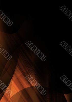 Orange wave corner