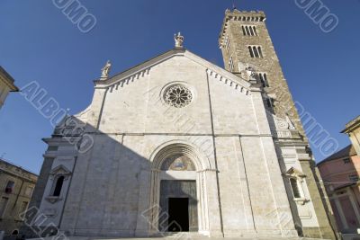 Sarzana (La Spezia) - Front of the Cathedral
