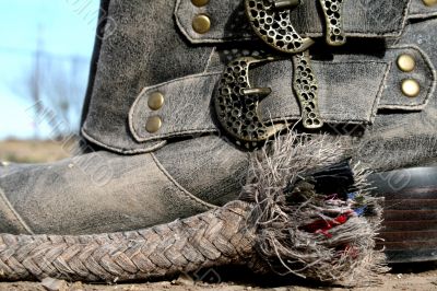 Cowgirl Boots and Rope