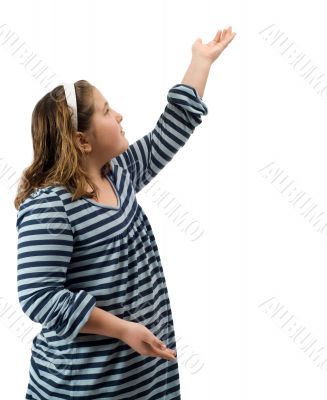 Child Displaying Something