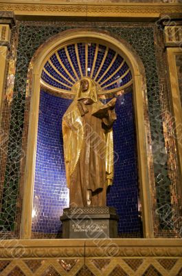 female saint statue