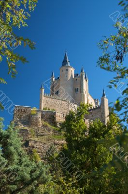 back side of segovia castle