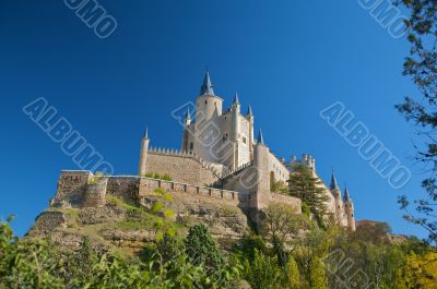 castle at segovia city