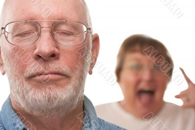 Senior Couple in an Argument