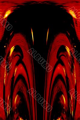 varicoloured pattern