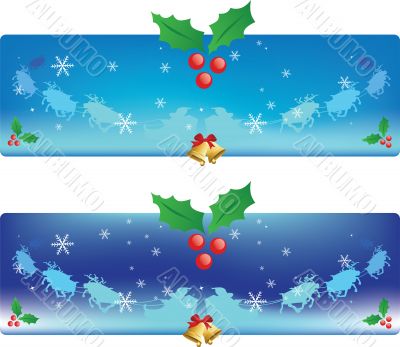 Christmas and New Year Banner