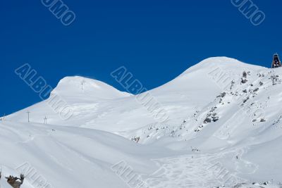 Elbrus peaks