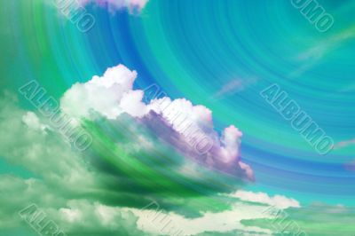 sky and cloud