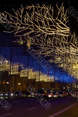 madrid christmas night