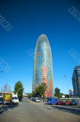 agbar tower at barcelona