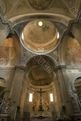 Pietrasanta (Tuscany) - Interior of the Cathedral