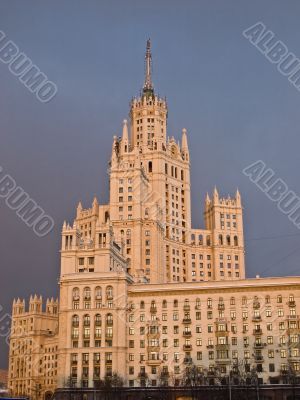 Moscow large apartment house