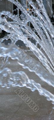 water from fountains