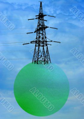 high-tension wire